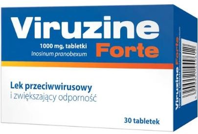Hasco-Lek PRZEDS. PRODUKCJI FARMACEUTYCZNEJ S.A. Viruzine Forte 1000 mg 30 tabletek 3790571