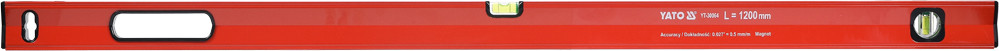 Yato POZIOMNICA MAGNETYCZNA 1200MM 2 LIBELLE YT-30064 YT-30064