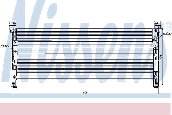 NISSENS Skraplacz, klimatyzacja NISSENS 94370