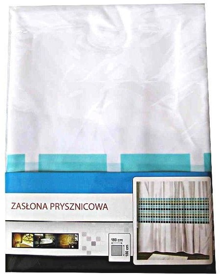 LUMARKO Zasłona Prysznicowa Poliester Mozaika 180x180cm PS-5 F FEN000424