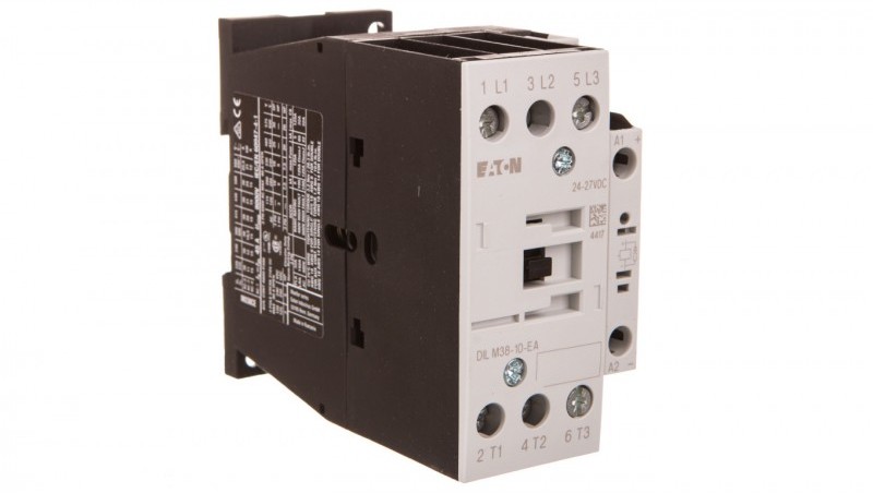 Eaton Stycznik mocy 38A 3P 24V DC 1Z 0R DILM38-10-EA(RDC24) 190006 190006