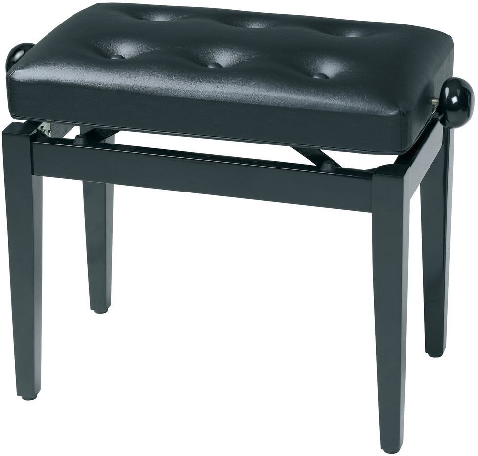 Gewa 130300 Piano Bench Deluxe Black High Gloss