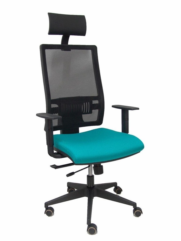 P&C Emaga Krzesło Biurowe z Zagłówkiem P&C Horna Traslack bali Turkusowy S5703757