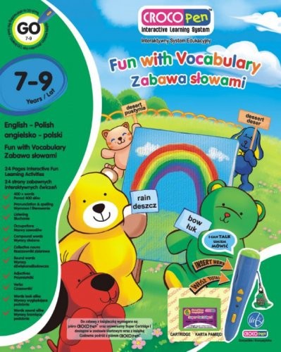 CROCOlearn Interaktywna Książka z serii Crocopen - Zabawa słowami 7-9 lat KACP85015