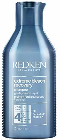 Redken Extreme Bleach Recovery szampon, intensywna pielęgnacja przeciw łamaniu włosów, do uszkodzonych włosów po rozjaśnianiu, 300 ml E3498200
