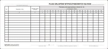 Firma krajewski Plan urlopów wypoczynkowych [Pu/Os-229] Pu/Os-229
