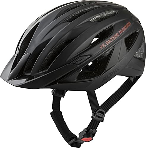 Alpina Unisex - Dorośli, PARANA FCB Kask rowerowy, black matt, 55-59 cm