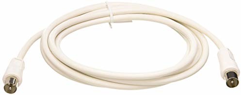 Signal Pro Pro JR9009/2M biały - ROHS przewód antenowy do telewizora, wtyczka koncentryczna do wtyczki koncentrycznej, 2 m, biały JR9009/2M WHITE-ROHS