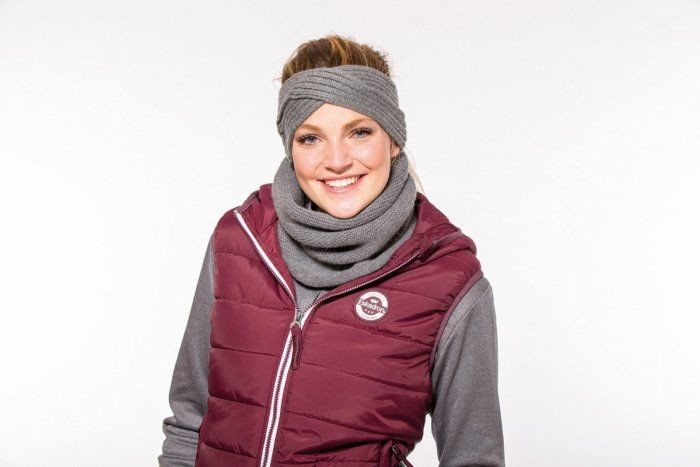 Eskadron Szalik/komin wełniany Equestrian Fanatics AW17 - anthra melange 870 91 08 77