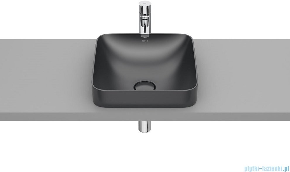 Roca Inspira Square umywalka blatowa 37cm Onyks A32753R640