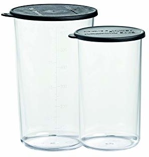 bamix Bamix 450.050 zlewka z pokrywką 400 i 600 ml, tworzywo sztuczne 450.050