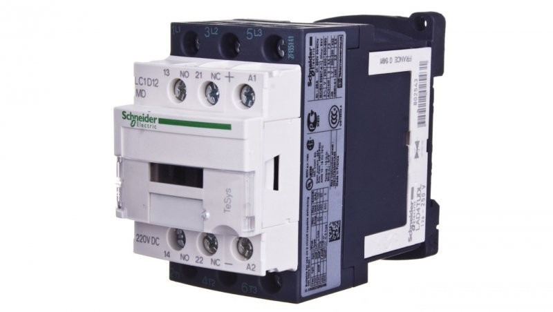 Schneider Electric Stycznik mocy 12A 3P 220V DC 1Z 1R LC1D12MD LC1D12MD