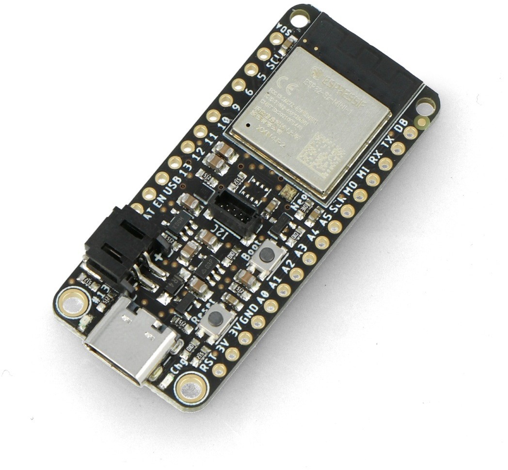 Arduino Adafruit Feather ESP32-S2 - moduł WiFi, GPIO - zgodny z Adafruit 5000 ADA-20784