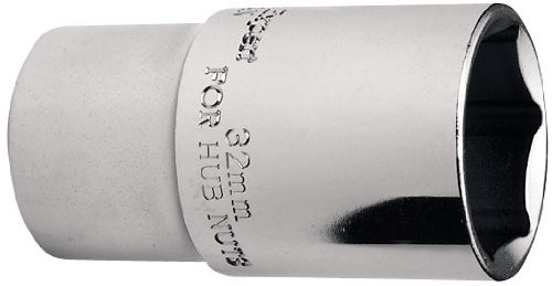 Draper Expert 35521 sześciokątna nakrętka osi klucz nasadowy, 32 MM 35521