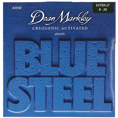 Dean Markley 2550 Blue Steel XL grubość strun dla gitara elektryczna, .008  .038 2550