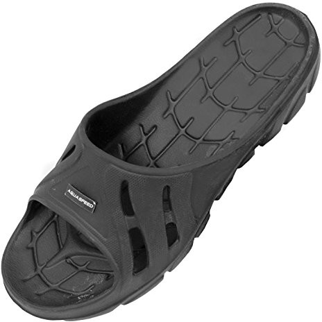 Aqua Speed sandały huhe badelatschen buty dla dzieci i dorosłych Alabama basenów, kolor: czarny, rozmiar: 42 5908217659910