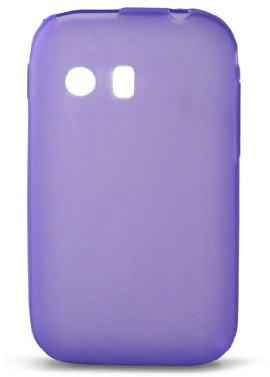 Ksix B8486FTP04 TPU Case do Samsung Galaxy Y S5360 liliowy B8486FTP04