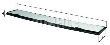 Knecht Filtr, wentylacja przestrzeni pasażerskiej LA 248