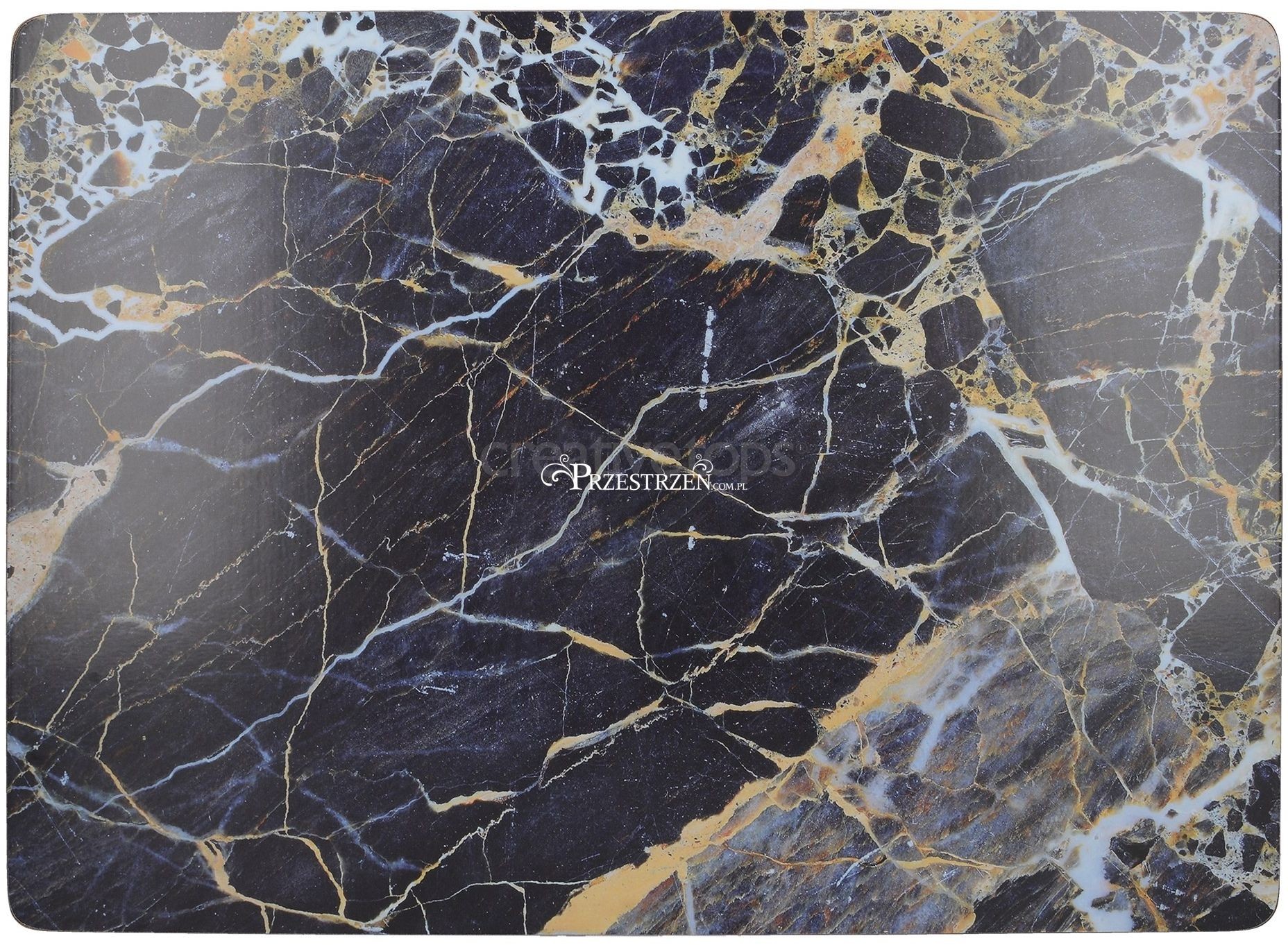 Creative Tops PODKŁADKI KORKOWE DUŻE CT PREMIUM Marble Navy - Marmur 5233719
