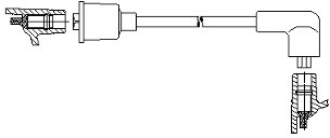 BREMI Przewód zapłonowy 348/32