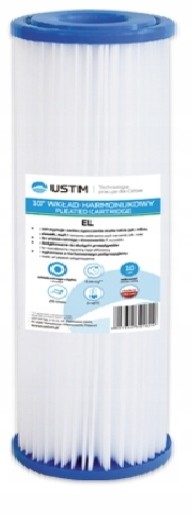 Filtr Wkład Harmonijkowy 10 Bb Do Wody Ustm 20 Mik