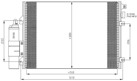 NRF Skraplacz, klimatyzacja NRF 35430