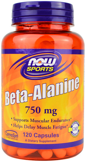 Now Foods Beta Alanine 750 mg - 120 caps