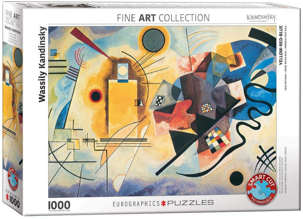 Eurographics Puzzle 1000 Yellow Red Blue 6000-3271 -
