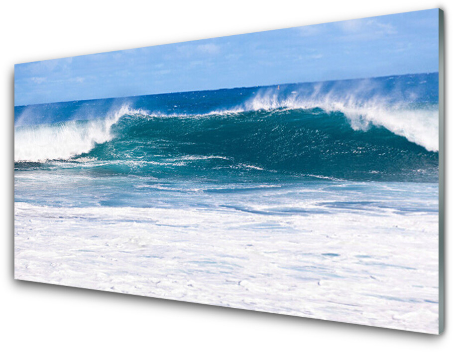 Tulup.pl Panel Szklany Morze Fala Woda Ocean 140x70cm