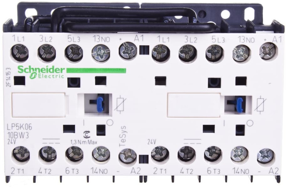 Schneider Electric Stycznik nawrotny 6A 3kW 24V DC LP5K0610BW3