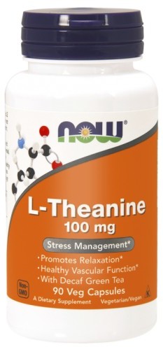 Now Foods L- Theanine (teanina) (90 kap) E5E0-7430C