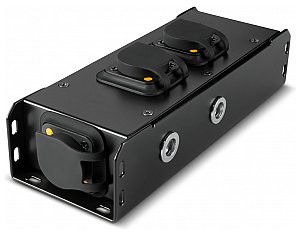 Adam Hall PRO PORT 2TT - Power Distribution Strip with 1x Power Twist TR1 IN + 3 x Power Twist TR1 OUT AHPROPORT2TT