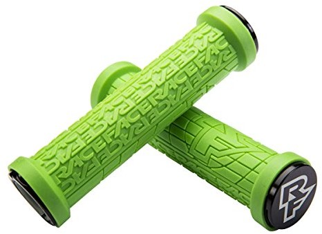 Race Face grippler Lock-On uchwyty Zielony 2018 uchwytów rowerowych AC990094_Vert