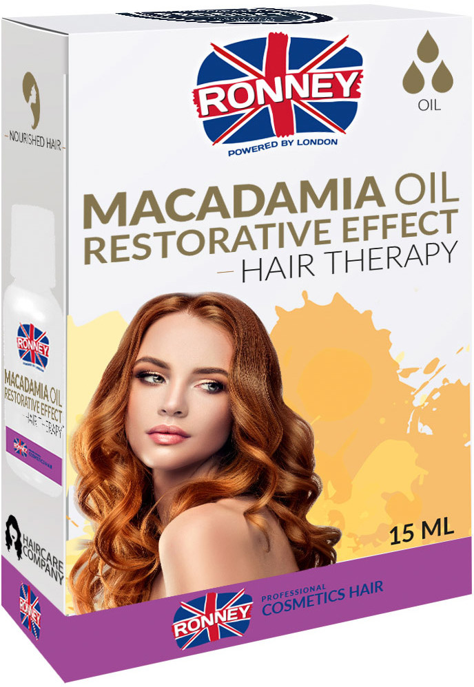 MACADAMIA Olejek do włosów Ronney 15ml wzmacniający