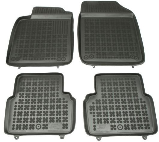 REZAW PLAST Dywaniki gumowe czarne PLAST 202601, 4 szt, Saab 9-3 od 2002 PLAST 202601