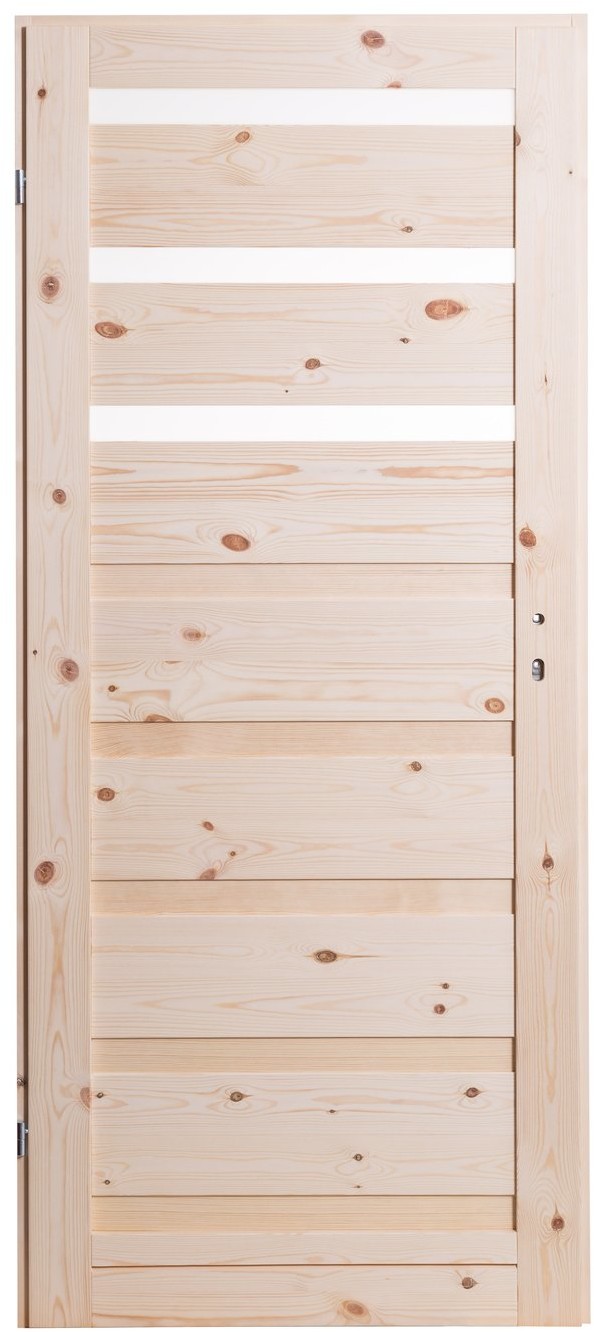 Kornik Kornik Skrzydło drzwiowe Oktawa z ościeżnicą sosna sęczna, 80L