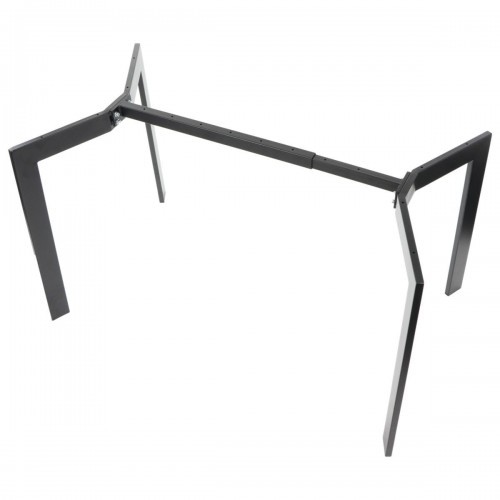 Stema NY Stelaż ramowy stołu, biurka NY-HF05RA - długość regulowna 104-144 cm, czarny, noga o głębokości 68 cm NYHF05RAB/110-160/68