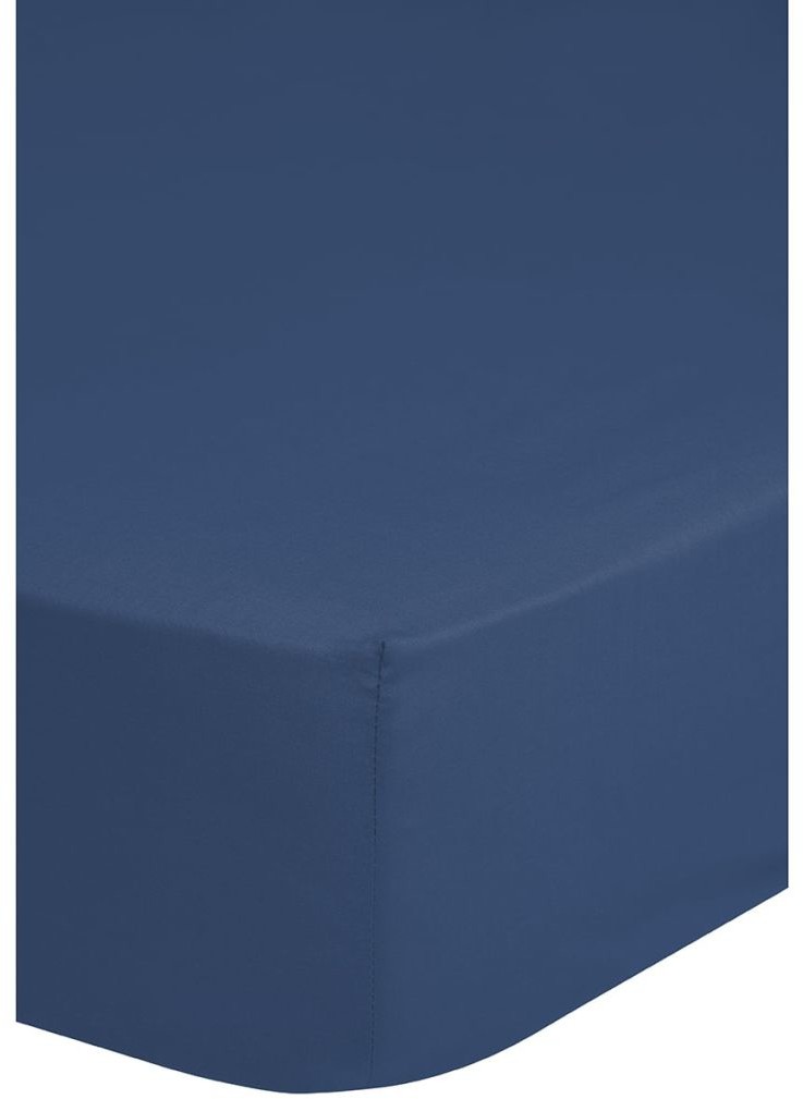 Muller Textiles Emotion Prześcieradło z gumką, jersey, 90/100x200 cm, niebieskie 0200.24.42
