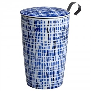 Eigenart Kubek 350 ml z zaparzaczką do herbaty Eigenart Smugi indigo EA-3633822 EA-3633822
