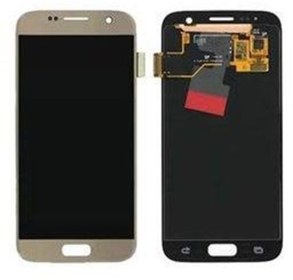 Samsung Front LCD Asm Gold SM-G930 Galaxy S7 GH97-18523C