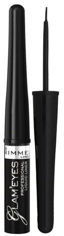 Rimmel Glam Eyes Professional Liquid Liner eyeliner 001 Black Glamour 3,5ml 38650-uniw