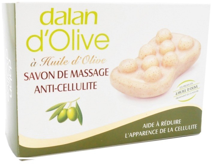 Dalan D OLIVE D OLIVIE, MYDŁO W KOSTCE OLIVE MASSAGE & ANTI-CELLULITE - 150 G