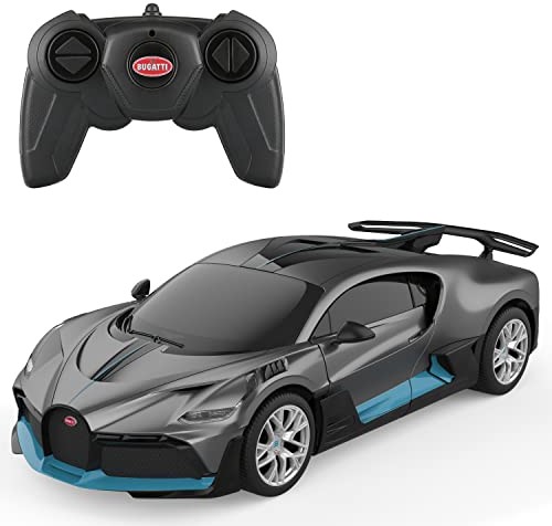 TURBO CHALLENGE TURBO CHALLENGE - Bugatti Divo - RC Prestige - Szary - 095602 - Sterowane radiowo - Drabina 1/24 - Baterie nie wchodzą w zakres dostawy - Plastikowe - Od 6 lat 095602