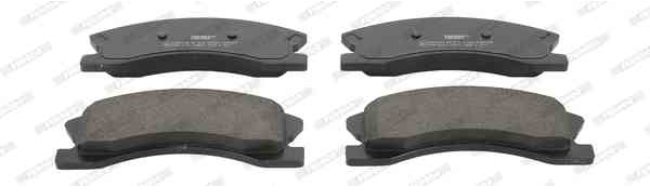FERODO (FEDERAL-MOGUL) Zestaw klocków hamulcowych, hamulce tarczowe (FEDERAL-MOGUL) FDB1659
