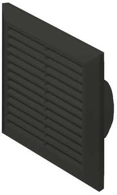 Awenta Kratka osłona wentylacyjna 11x14 TUWS.czarna T48CZ