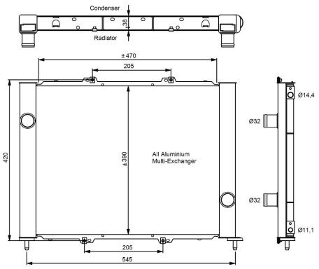 NRF Skraplacz, klimatyzacja NRF 35887