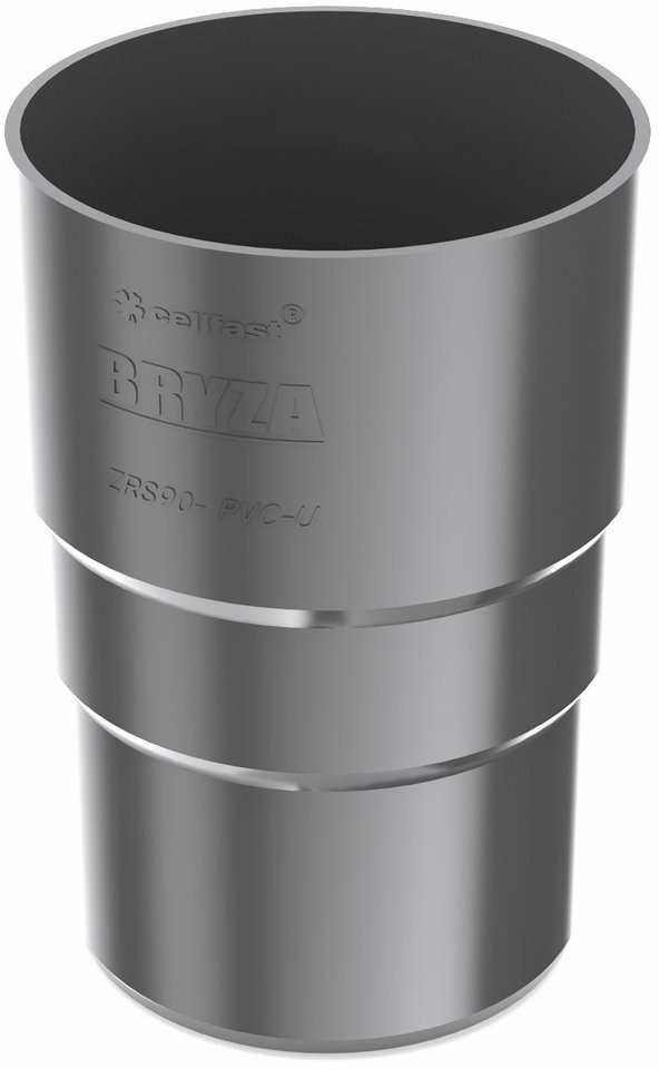 Cellfast Złączka rury spustowej 63 mm PVC grafit