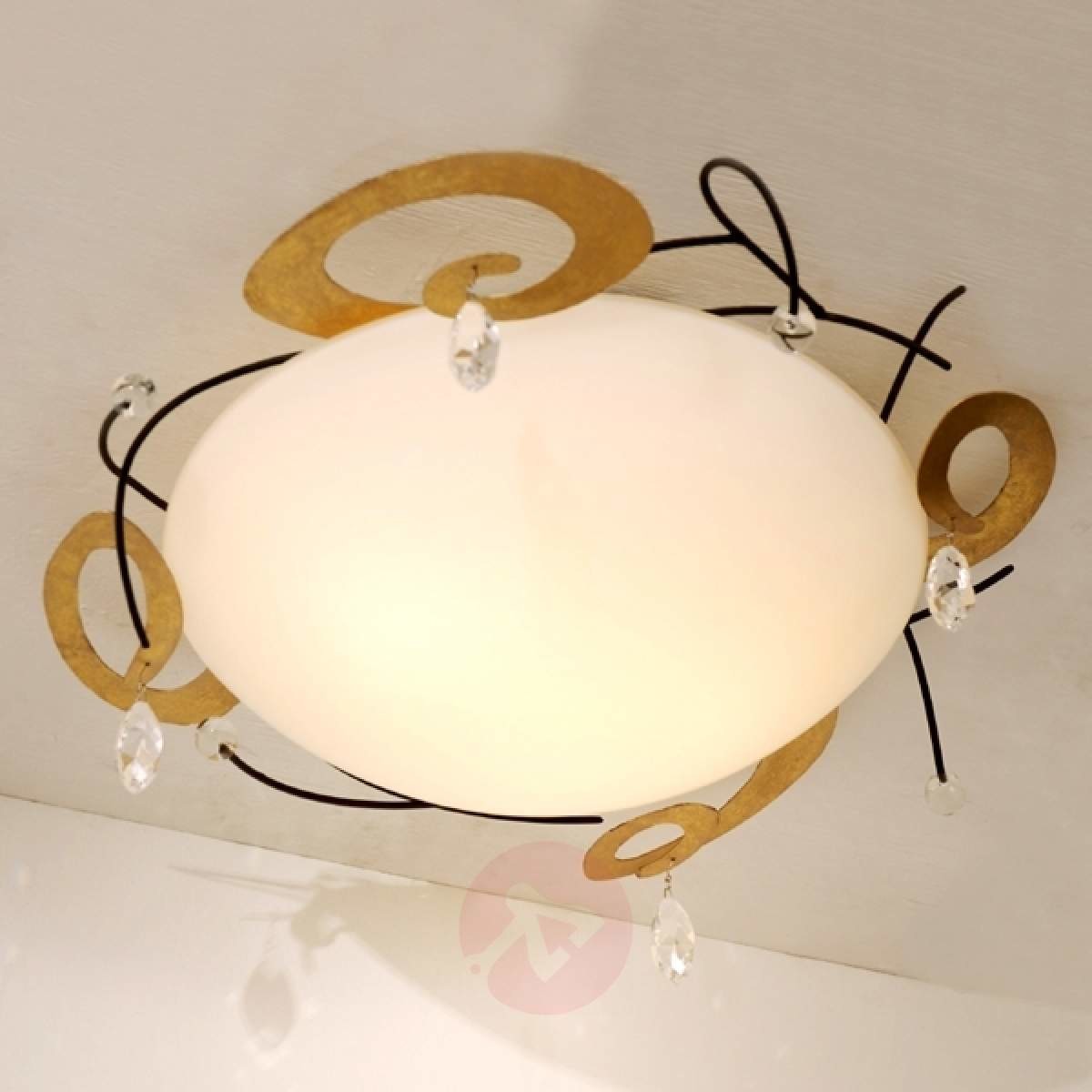 Hollander Holländer Holländer CASINO lampa sufitowa Brązowy, złoty, 2-punktowe 300 K 1629