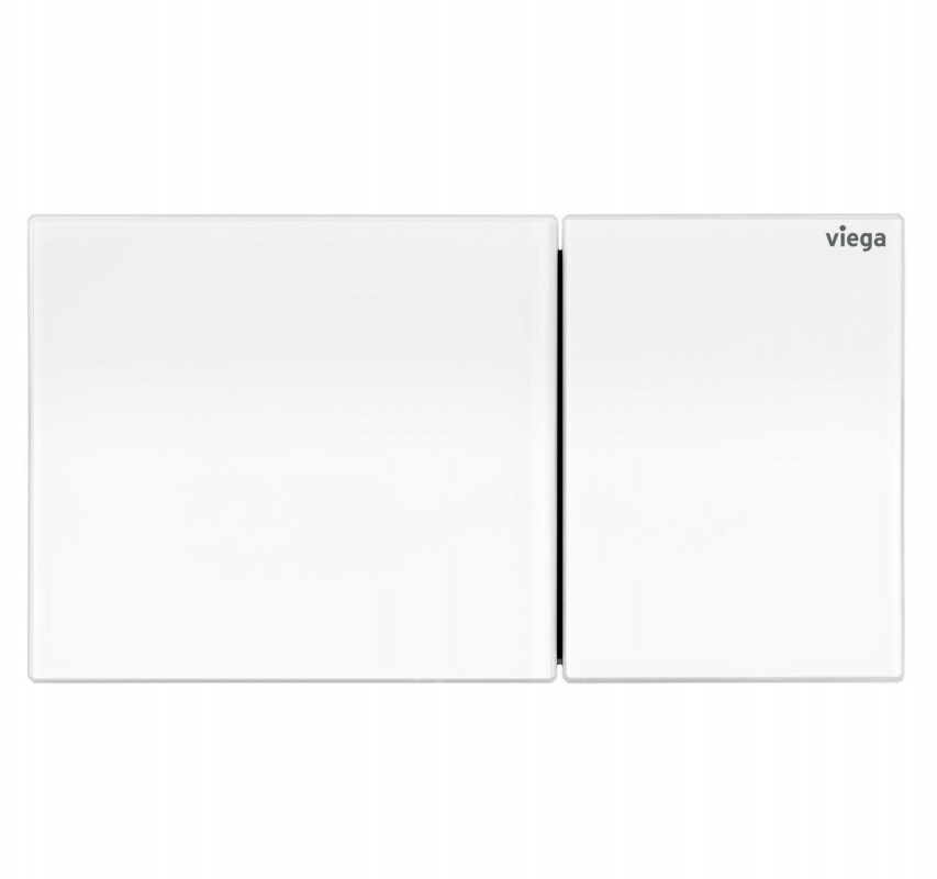 Viega Prevista Visign for More 200 Przycisk spłukujący WC elektroniczny szkło białe 773090