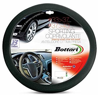 Bottari 16011 uniwersalny pokrowiec na kierownicę Sporting, średnica: 33 37 cm, czarny 16011